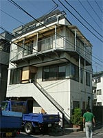 施工前：K様邸（向島）足場／塗り替え／リフォーム	