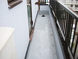 施工前：K様邸（向島）足場／塗り替え／リフォーム