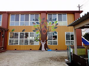 ＜足場・塗替え＞守谷市　幼稚園改修工事