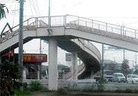 ＜架橋塗替補修施工＞八千代町　菅谷歩道橋